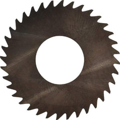 RobbJack - 1-1/4" Diam x 0.006" Blade Thickness x 1/2" Arbor Hole Diam, 36 Tooth Slitting and Slotting Saw - Arbor Connection, Right Hand, Uncoated, Solid Carbide, Concave Ground - Caliber Tooling