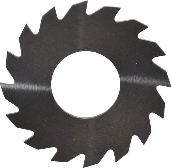 RobbJack - 1-1/4" Diam x 0.04" Blade Thickness x 1/2" Arbor Hole Diam, 16 Tooth Slitting and Slotting Saw - Arbor Connection, Right Hand, Uncoated, Solid Carbide, Concave Ground - Caliber Tooling