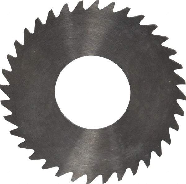 RobbJack - 1-1/4" Diam x 0.04" Blade Thickness x 1/2" Arbor Hole Diam, 36 Tooth Slitting and Slotting Saw - Arbor Connection, Right Hand, Uncoated, Solid Carbide, Concave Ground - Caliber Tooling