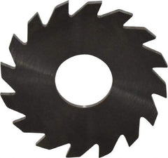 RobbJack - 1-1/2" Diam x 1/16" Blade Thickness x 1/2" Arbor Hole Diam, 16 Tooth Slitting and Slotting Saw - Arbor Connection, Right Hand, Uncoated, Solid Carbide, Concave Ground - Caliber Tooling