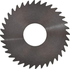 RobbJack - 1-1/2" Diam x 1/16" Blade Thickness x 1/2" Arbor Hole Diam, 36 Tooth Slitting and Slotting Saw - Arbor Connection, Right Hand, Uncoated, Solid Carbide, Concave Ground - Caliber Tooling