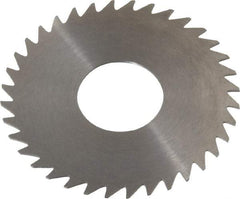 RobbJack - 1-3/4" Diam x 0.025" Blade Thickness x 5/8" Arbor Hole Diam, 36 Tooth Slitting and Slotting Saw - Arbor Connection, Right Hand, Uncoated, Solid Carbide, Concave Ground - Caliber Tooling