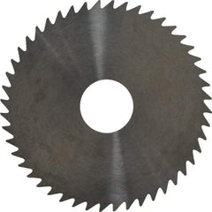 RobbJack - 2" Diam x 0.02" Blade Thickness x 1/2" Arbor Hole Diam, 48 Tooth Slitting and Slotting Saw - Arbor Connection, Right Hand, Uncoated, Solid Carbide, Concave Ground - Caliber Tooling