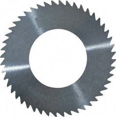 RobbJack - 2" Diam x 1/16" Blade Thickness x 1" Arbor Hole Diam, 48 Tooth Slitting and Slotting Saw - Arbor Connection, Right Hand, Uncoated, Solid Carbide, Concave Ground - Caliber Tooling