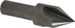 Keo - 3/4" Head Diam, 1/2" Shank Diam, 3 Flute 60° High Speed Steel Countersink - Caliber Tooling