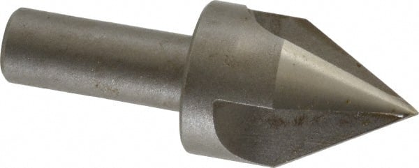 Keo - 1" Head Diam, 1/2" Shank Diam, 3 Flute 60° High Speed Steel Countersink - Caliber Tooling