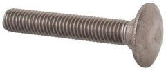 Value Collection - M8x1.25 50mm Length Under Head, Standard Square Neck, Carriage Bolt - Austenitic Grade A2 Stainless Steel, - Caliber Tooling