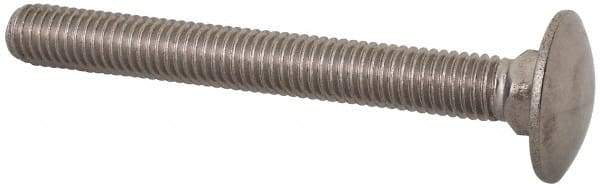 Value Collection - M8x1.25 70mm Length Under Head, Standard Square Neck, Carriage Bolt - Austenitic Grade A2 Stainless Steel, - Caliber Tooling