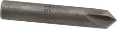 Keo - 1/4" Head Diam, 1/4" Shank Diam, 3 Flute 90° High Speed Steel Countersink - Bright Finish, 1-1/2" OAL, Single End, Straight Shank, Right Hand Cut - Caliber Tooling