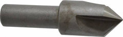 Keo - 3/4" Head Diam, 1/2" Shank Diam, 3 Flute 90° High Speed Steel Countersink - Bright Finish, 2-5/8" OAL, Single End, Straight Shank, Right Hand Cut - Caliber Tooling