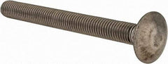 Value Collection - M10x1.5 100mm Length Under Head, Standard Square Neck, Carriage Bolt - Austenitic Grade A2 Stainless Steel, - Caliber Tooling