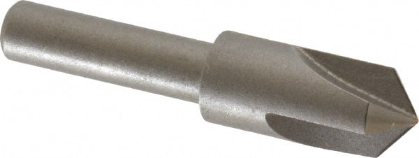 Keo - 3/8" Head Diam, 1/4" Shank Diam, 3 Flute 100° High Speed Steel Countersink - Caliber Tooling