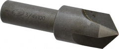 Keo - 3/4" Head Diam, 1/2" Shank Diam, 3 Flute 100° High Speed Steel Countersink - Caliber Tooling