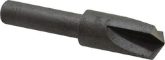 Keo - 3/8" Head Diam, 1/4" Shank Diam, 3 Flute 120° High Speed Steel Countersink - Bright Finish, 1-3/4" OAL, Single End, Straight Shank, Right Hand Cut - Caliber Tooling