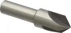 Interstate - 1/2" Head Diam, 3/8" Shank Diam, 3 Flute 90° High Speed Steel Countersink - Caliber Tooling