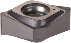 Iscar - CNHT070305 Grade IC908 Carbide Milling Insert - TiAlN Finish, 0.1417" Thick, 7mm Inscribed Circle, 0.5mm Corner Radius - Caliber Tooling