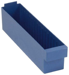 Quantum Storage - 17-5/8" Deep, Red High-Impact Polystyrene Drawer Bin - 4-5/8" High x 3-3/4" Wide x 17-5/8" Long - Caliber Tooling