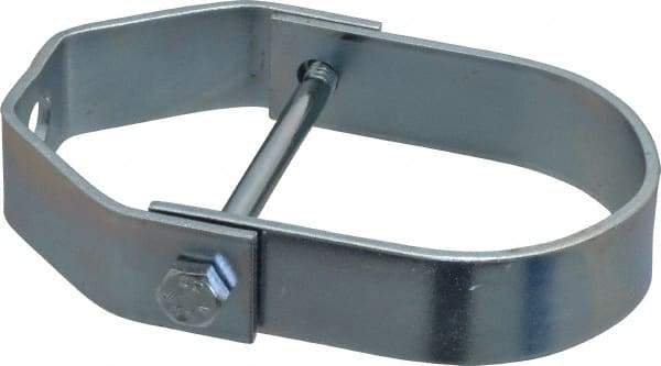 Empire - 2" Pipe, 3/8" Rod, Carbon Steel Adjustable Clevis Hanger - Electro Galvanized - Caliber Tooling