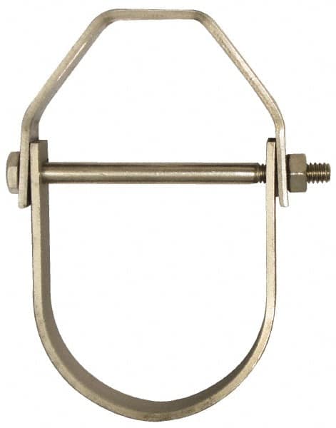 Empire - 2-1/2" Pipe, 1/2" Rod, Grade 304 Stainless Steel Adjustable Clevis Hanger - Caliber Tooling