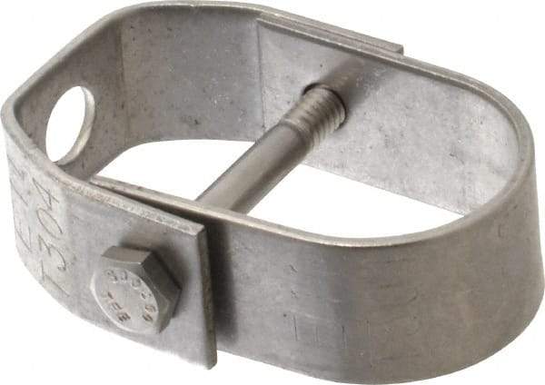 Empire - 1" Pipe, 3/8" Rod, Grade 304 Stainless Steel Adjustable Clevis Hanger - Caliber Tooling