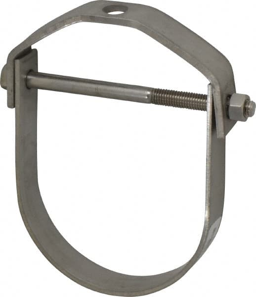 Empire - 5" Pipe, 5/8" Rod, Grade 304 Stainless Steel Adjustable Clevis Hanger - Caliber Tooling