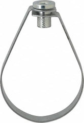 Empire - 3" Pipe, 1/2" Rod, Carbon Steel Emlok Swivel Ring Hanger - Pre-Galvanized, 600 Lb Capacity - Caliber Tooling