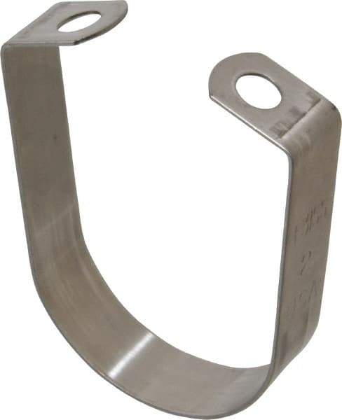 Empire - 2" Pipe, 3/8" Rod, Grade 304 Stainless Steel Adjustable Band Hanger - Caliber Tooling