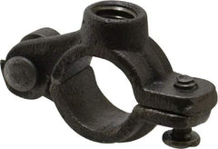Empire - 3/8" Pipe, 3/8" Rod, Malleable Iron Split Ring Hanger - Black, 180 Lb Capacity - Caliber Tooling