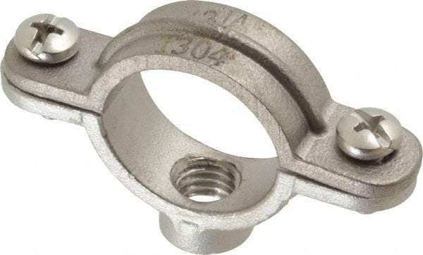 Empire - 3/4" Pipe, 3/8" Rod, Grade 304 Stainless Steel Split Ring Hanger - Caliber Tooling