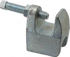 Empire - 3/4" Max Flange Thickness, 5/8" Rod Top Beam Clamp - 550 Lb Capacity, Ductile Iron - Caliber Tooling