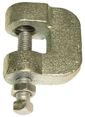 Empire - 3/4" Max Flange Thickness, 5/8" Rod C-Clamp with Locknut - 550 Lb Capacity, Ductile Iron - Caliber Tooling