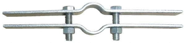 Empire - 10" Pipe, Electro Galvanized Riser Clamp - 2,500 Lb Capacity, Carbon Steel - Caliber Tooling