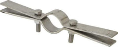 Empire - 1-1/4" Pipe, Riser Clamp - 250 Lb Capacity, Grade 304 Stainless Steel - Caliber Tooling