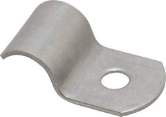 Empire - 1/4" Pipe, Grade 304 Stainless Steel," Pipe or Conduit Strap - 1 Mounting Hole - Caliber Tooling