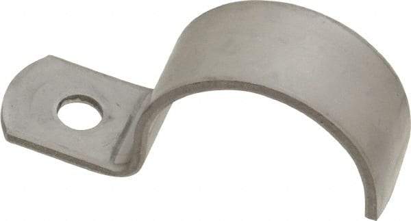 Empire - 1" Pipe, Grade 304 Stainless Steel," Pipe or Conduit Strap - 1 Mounting Hole - Caliber Tooling