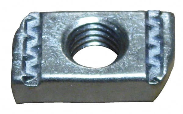 Empire - 3/4" Rod, Electro Galvanized Carbon Steel Strut Nut - Used for Attaching Hanger Rod or Other Accessories to Strut - Caliber Tooling