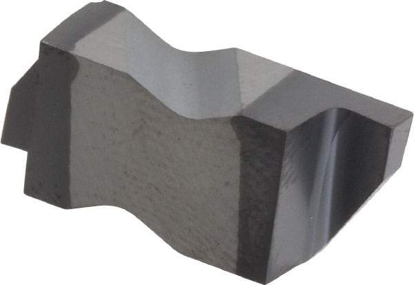 Kennametal - 3072NG Grade KC5010, 1.83mm Cutting Width Carbide Grooving Insert - 2.39mm Max Depth of Cut, Right Hand, 0.19mm Corner Radius, TiAlN Finish - Caliber Tooling