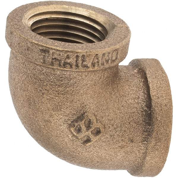 Merit Brass - Class 125, 1/2" Internal Pipe, Brass 90° Street Elbow - FNPT x FNPT - Caliber Tooling