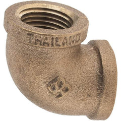 Merit Brass - Class 125, 1/2" Internal Pipe, Brass 90° Street Elbow - FNPT x FNPT - Caliber Tooling