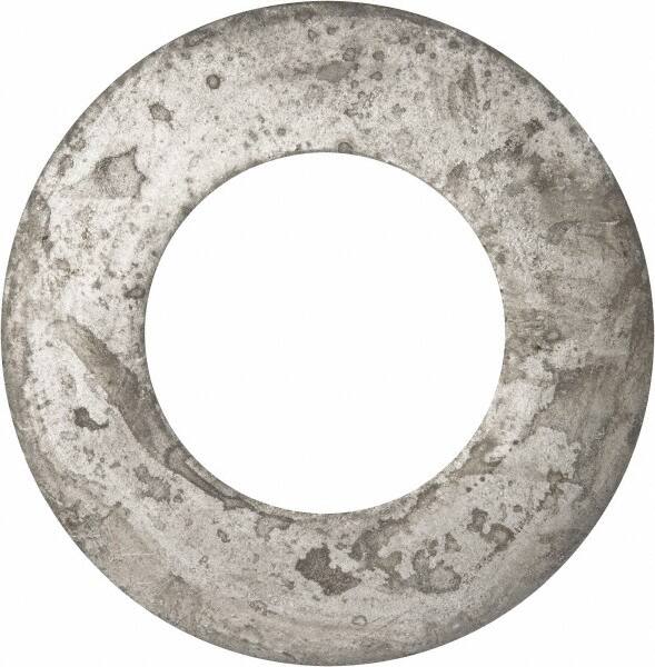 Value Collection - 2-1/2" Screw, Grade 2 Steel USS Flat Washer - 2.615" ID x 5.045" OD, 0.28" Thick, Galvanized Finish - Caliber Tooling