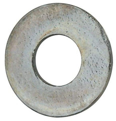 Value Collection - #3 Screw, Grade 2 Steel SAE Flat Washer - 7/64" ID x 1/4" OD, 0.035" Thick, Zinc-Plated Finish - Caliber Tooling