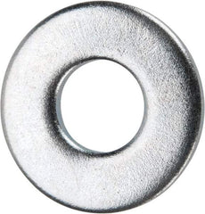 Value Collection - #10 Screw, Grade 2 Steel USS Flat Washer - 0.245" ID x 0.577" OD, 0.065" Thick, Zinc-Plated Finish - Caliber Tooling