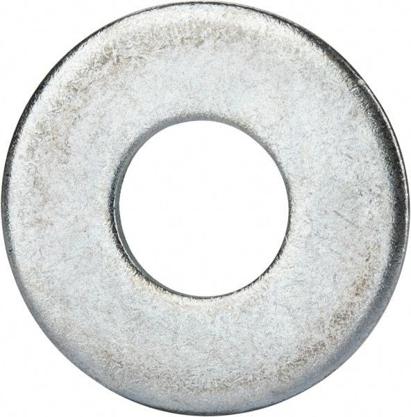 Value Collection - 7/8" Screw, Grade 2 Steel USS Flat Washer - 0.931" ID x 2.28" OD, 0.192" Thick, Zinc-Plated Finish - Caliber Tooling