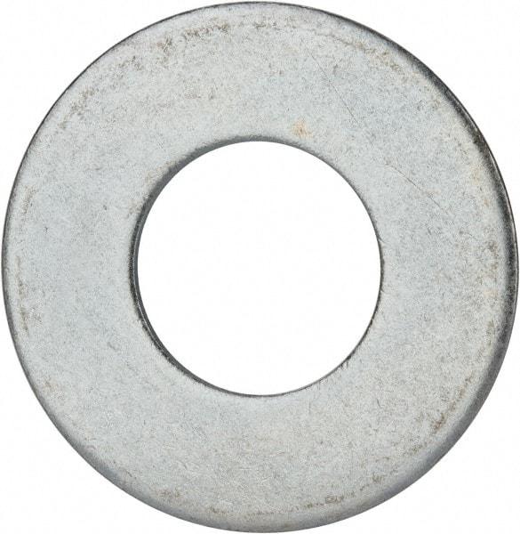 Value Collection - 1-3/4" Screw, Grade 2 Steel USS Flat Washer - 1.865" ID x 4.045" OD, 0.213" Thick, Zinc-Plated Finish - Caliber Tooling