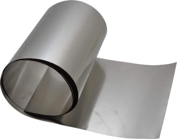 Made in USA - 1 Piece, 50 Inch Long x 6 Inch Wide x 0.002 Inch Thick, Roll Shim Stock - Stainless Steel - Caliber Tooling