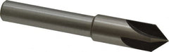 Interstate - 5/8" Head Diam, 1/2" Shank Diam, 4 Flute 82° High Speed Steel Countersink - Caliber Tooling