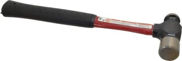 Proto - 1 Lb Head Steel Ball Pein Hammer - 11-1/2" Fiberglass Handle, 13" OAL, Fiberglass with Vinyl Grip - Caliber Tooling