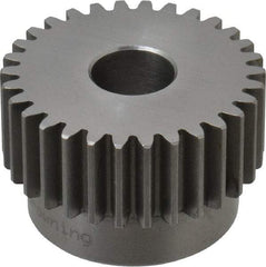 Browning - 16 Pitch, 1-7/8" Pitch Diam, 2" OD, 30 Tooth Spur Gear - 3/4" Face Width, 5/8" Bore Diam, 1-5/8" Hub Diam, 20° Pressure Angle, Steel - Caliber Tooling