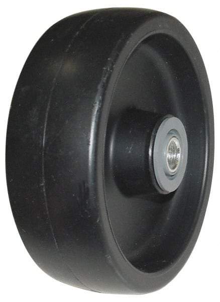 Value Collection - 8 Inch Diameter x 2 Inch Wide, Polyolefin Caster Wheel - 600 Lb. Capacity, 2-3/16 Inch Hub Length, 1/2 Inch Axle Diameter, Roller Bearing - Caliber Tooling