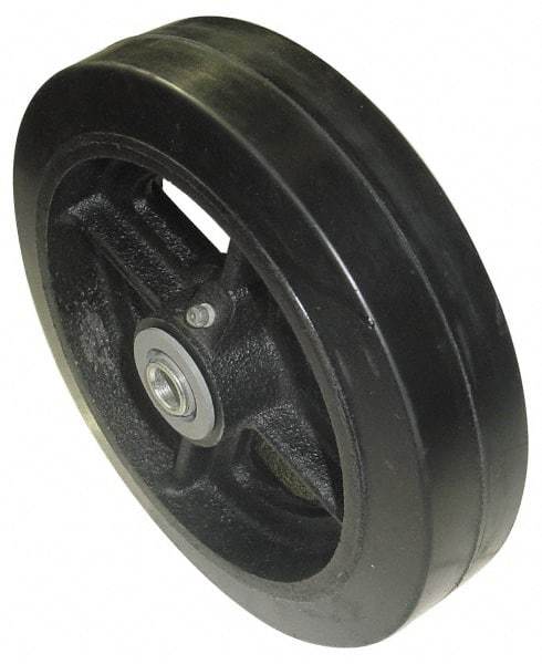 Value Collection - 16 Inch Diameter x 3 Inch Wide, Rubber Caster Wheel - 2,000 Lb. Capacity, 3 Inch Hub Length, 1 Inch Axle Diameter, Roller Bearing - Caliber Tooling